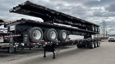 Manac Extendable Flatbed Trailer
