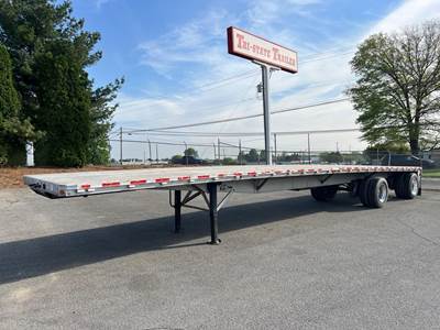 Reitnouer 48x102 Aluminum Flatbed Trailer - Air Ride, Spread Axle