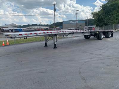 Reitnouer MaxMiser 53x102 Aluminum Flatbed Trailer - Air Ride, Sliding Spread Axle