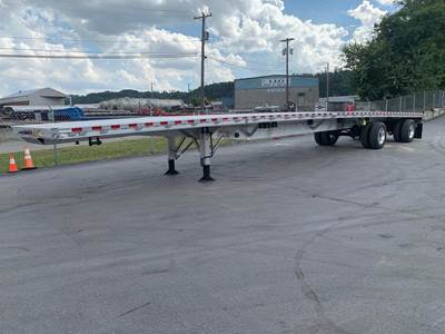 Reitnouer MaxMiser 53x102 Aluminum Flatbed Trailer - Air Ride, Sliding Spread Axle