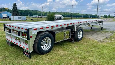 Reitnouer Big Bubba 48x102 Aluminum Flatbed Trailer - Air Ride, Fixed Spread Axle