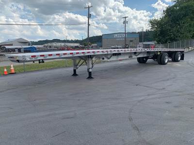 Reitnouer CK-100 53x102 Aluminum Flatbed Trailer - Air Ride, Sliding Spread Axle