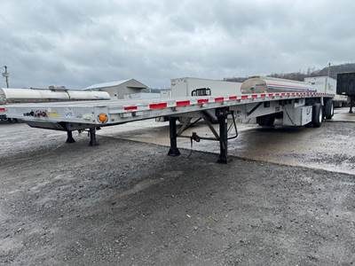 Reitnouer MaxMiser 48x102 Aluminum Flatbed Trailer - Air Ride, Sliding Axle
