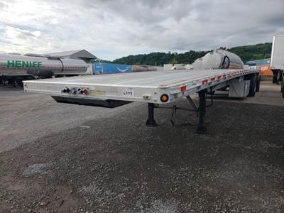 Reitnouer MaxMiser 48ft Aluminum Flatbed Trailer - Air Ride, Fixed Spread Axle