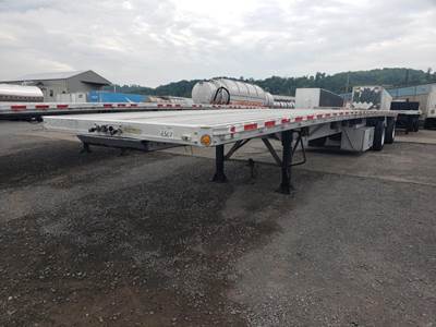 Reitnouer MaxMiser 48ft Aluminum Flatbed Trailer - Air Ride, Fixed Spread Axle