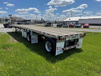 Reitnouer MaxMiser 48x102 Aluminum Flatbed Trailer - Air Ride, Fixed Spread Axle