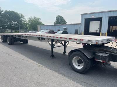 Reitnouer MaxMiser 53x102 Aluminum Flatbed Trailer - Air Ride, Sliding Axle
