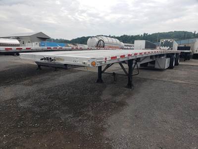 Reitnouer MaxMiser 48ft Aluminum Flatbed Trailer - Air Ride, Fixed Spread Axle