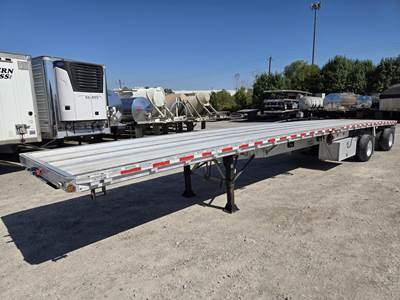 Reitnouer MaxMiser 48x102 Aluminum Flatbed Trailer - Air Ride, Fixed Spread Axle