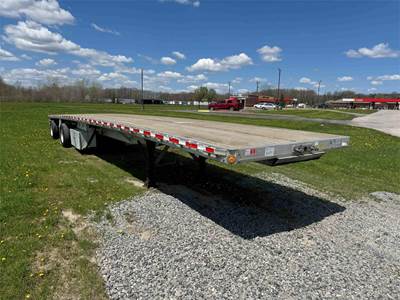 Reitnouer MaxMiser 48x102 Aluminum Flatbed Trailer - Air Ride, Fixed Spread Axle