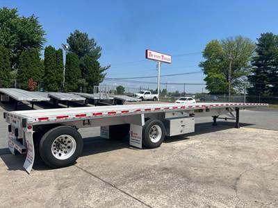 Reitnouer MaxMiser 48x102 Aluminum Flatbed Trailer - Air Ride, Fixed Spread Axle