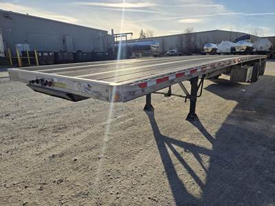 Reitnouer MaxMiser 48x102 Aluminum Flatbed Trailer - Air Ride, Fixed Spread Axle
