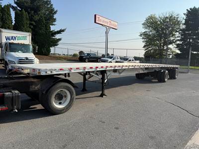 Reitnouer MaxMiser 48x102 Aluminum Flatbed Trailer - Air Ride, Fixed Spread Axle