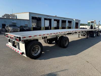 Reitnouer MaxMiser 48x102 Aluminum Flatbed Trailer - Air Ride, Fixed Spread Axle