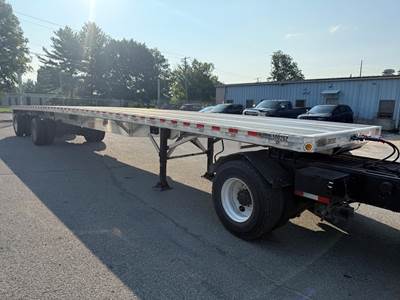 Reitnouer MaxMiser 48x102 Aluminum Flatbed Trailer - Air Ride, Fixed Spread Axle