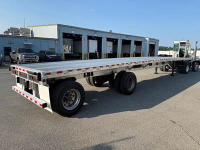 Reitnouer MaxMiser 48x102 Aluminum Flatbed Trailer - Air Ride, Fixed Spread Axle