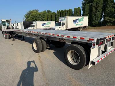 Reitnouer MaxMiser 48x102 Aluminum Flatbed Trailer - Air Ride, Fixed Spread Axle