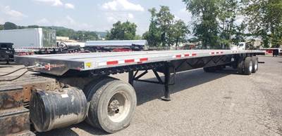 Transcraft 48x102 Combination Flatbed Trailer - Air Ride, Spread Axle