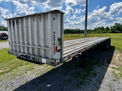 Transcraft Eagle II 48x102 Combination Flatbed Trailer - Air Ride, Fixed Spread Axle