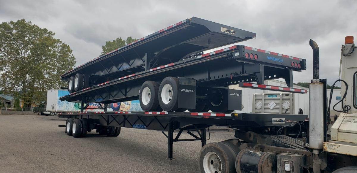 2024 Wabash 48x102 Steel Flatbed Trailer Air Ride, Sliding Axle For Sale Lancaster, PA