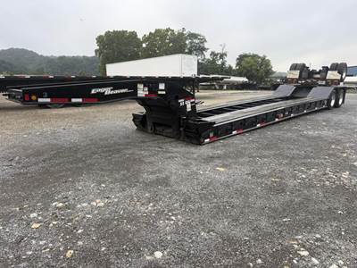 Eager Beaver 55GSL/3 48x102 Tandem Axle Steel Lowboy Trailer - Air Ride, Fixed Axle