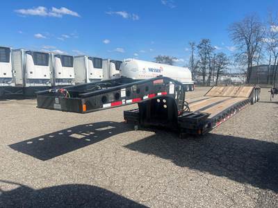 Fontaine 55 TON PAVER PRO - 275 TIRES & LONG NECK Lowboy Trailer
