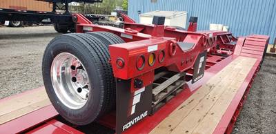 Fontaine 5ft Single Axle Lowboy Trailer
