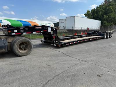 Fontaine MAGNITUDE 60DSR DROP SIDE Lowboy Trailer