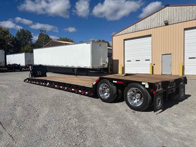 Fontaine N20 W/ PONY MOTOR Lowboy Trailer