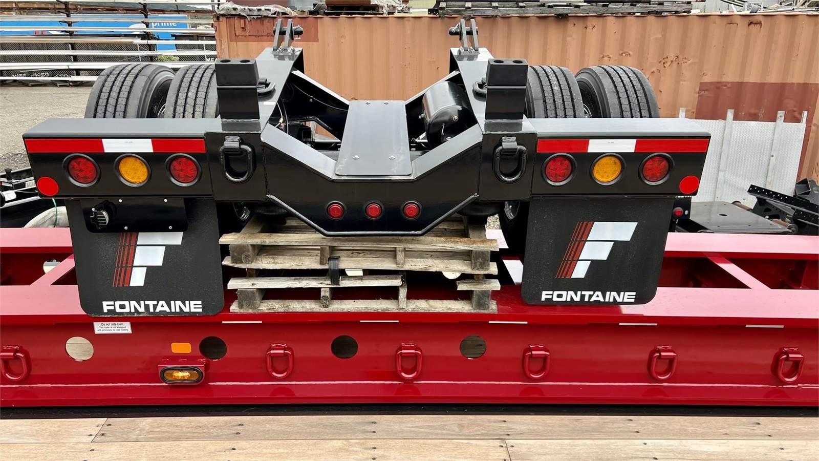 2023 Fontaine 5ft Single Axle Lowboy Trailer Air Ride, Fixed Axle For Sale Lancaster, PA