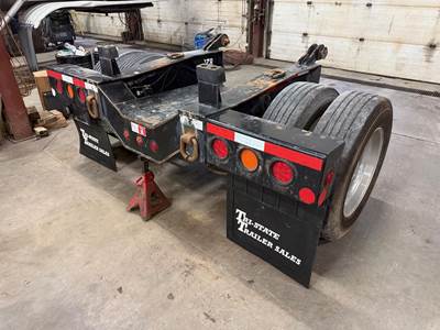 Fontaine 4.5ft Single Axle Steel Lowboy Trailer - Air Ride, Fixed Axle