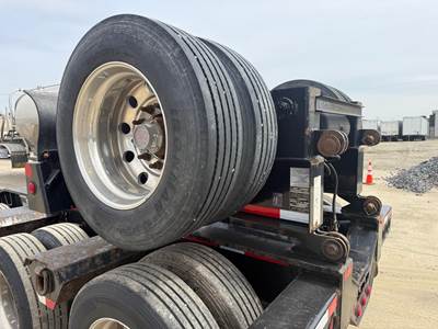 Fontaine 5ft Single Axle Steel Lowboy Trailer - Air Ride, Fixed Axle