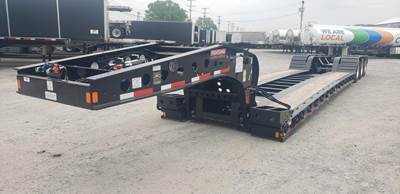 Fontaine WORKHORSE 55LCC W WHEEL COVERS Lowboy Trailer