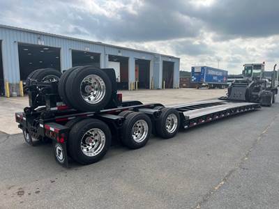 Fontaine WORKHORSE 55LCC W/HYDRAULIC FLIP Lowboy Trailer