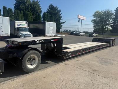Talbert 48x102 Tandem Axle Steel Lowboy Trailer - Air Ride, Fixed Axle