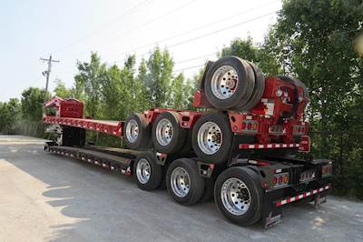 XL Specialized 110HDG-15 55 TON Lowboy Trailer