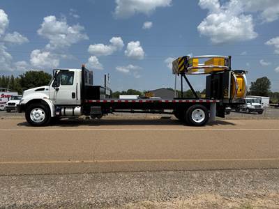 2019 International 4300 Scorpion II TMA Truck - Cummins - Auto - Under Cdl - New TMA, Arrow board, Flatbed - Ready to Work