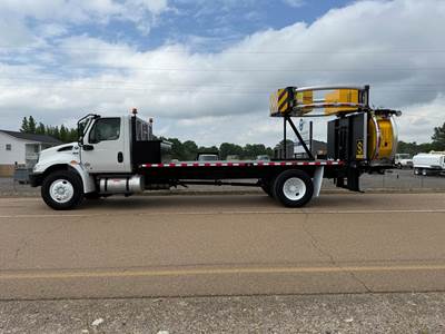 2020 International MV607 Scorpion II Attenuator Truck - Cummins - Allison Automatic - Under CDL - New TMA - New Flatbed - New Arrow Board