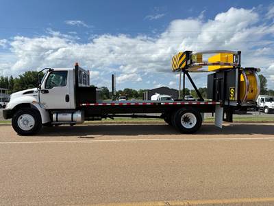 2021 International MV607 Attenuator Truck - Cummins - Automatic - Under CDL - New TMA - New Flatbed - New Arrow Board