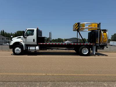 2020 International MV Scorpion II TMA Truck - Cummins - Automatic - Under CDL - New TMA, Arrow Board, Flatbed