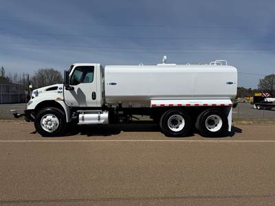 2020 International MV607 4000 Gallon Water Truck - Cummins - Automatic - New Tank - 5 Spray Heads