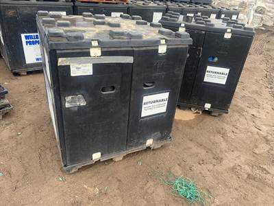 Heavy Duty HDPE Plastic Pallet (45x45x48) with Walls