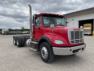 Freightliner M2 112 Tandem Axle Cab & Chassis Truck - 270HP, 6 Speed Automatic