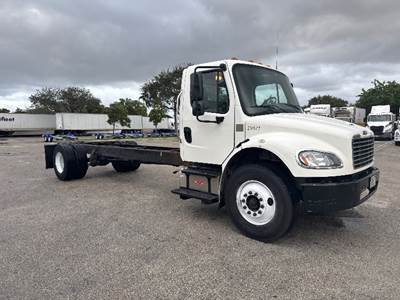 Freightliner M2 Single Axle Cab & Chassis Truck - Cummins, 240HP, 6 Speed Manual