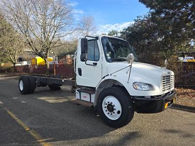 Freightliner M2 Single Axle Cab & Chassis Truck - Cummins, 220HP, 6 Speed Automatic