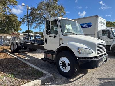Freightliner M2 Single Axle Cab & Chassis Truck - Cummins, 240HP, 6 Speed Manual