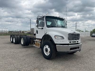 Freightliner M2 Tandem Axle Cab & Chassis Truck - Cummins, 350HP, 6 Speed Automatic
