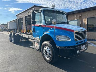 Freightliner M2 Tandem Axle Cab & Chassis Truck - Cummins, 300HP, 6 Speed Automatic