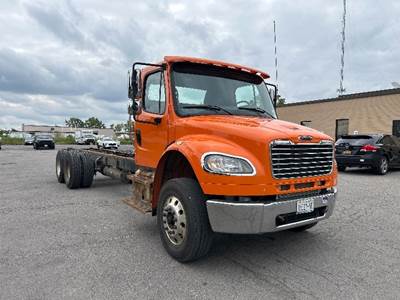 Freightliner M2 Tandem Axle Cab & Chassis Truck - Cummins, 350HP, 6 Speed Automatic