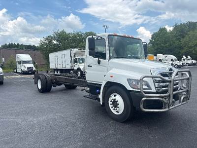 Hino L6 Single Axle Cab & Chassis Truck - Cummins, 260HP, 6 Speed Automatic